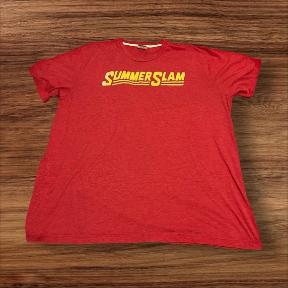 HOMAGE Other - Homage WWE Summer Slam T-Shirt Red XXL 2021 Graphic Tee Wrestling Men's